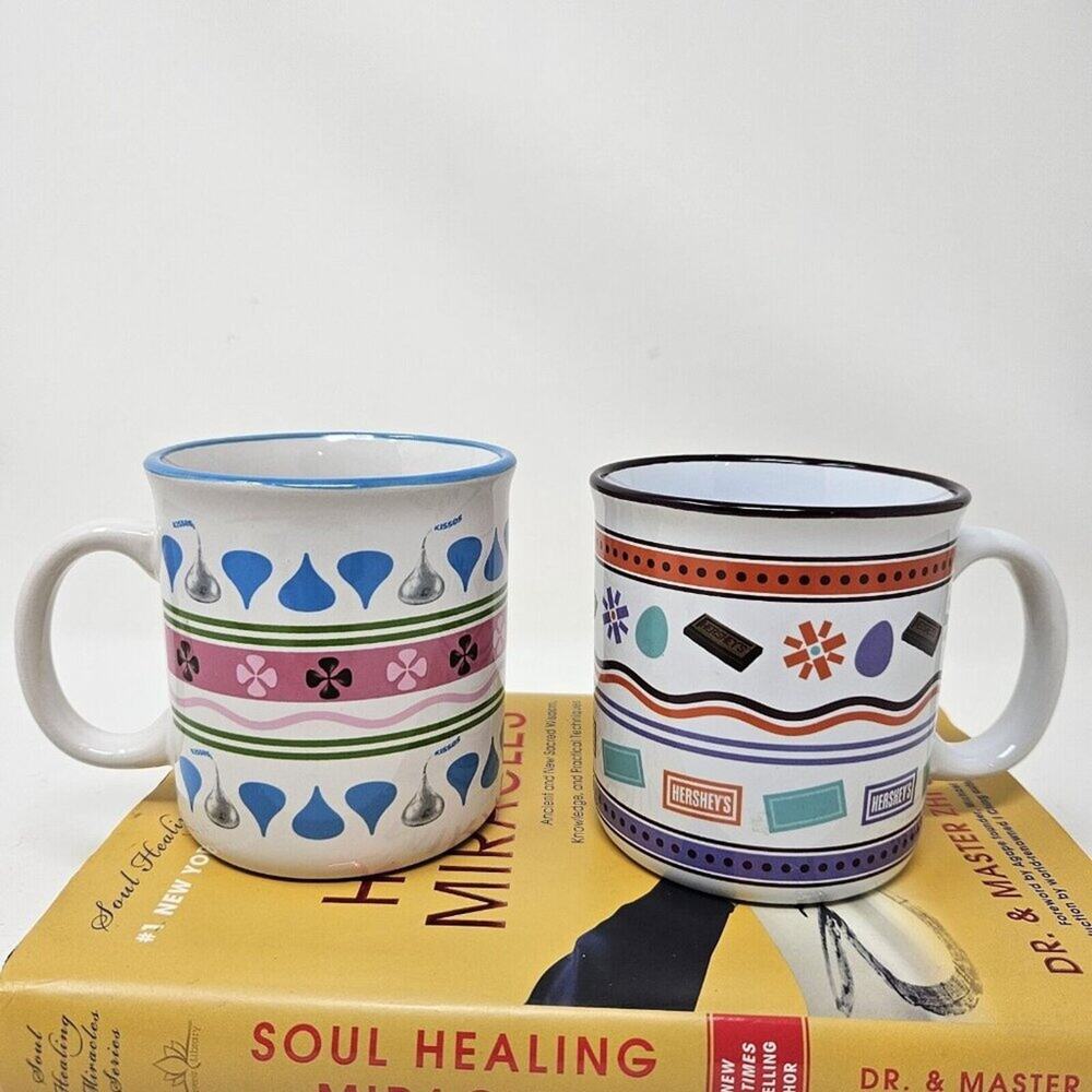 Hershey's Kisses Cup Galerie Coffee Tea Mug Set Of 2 C6